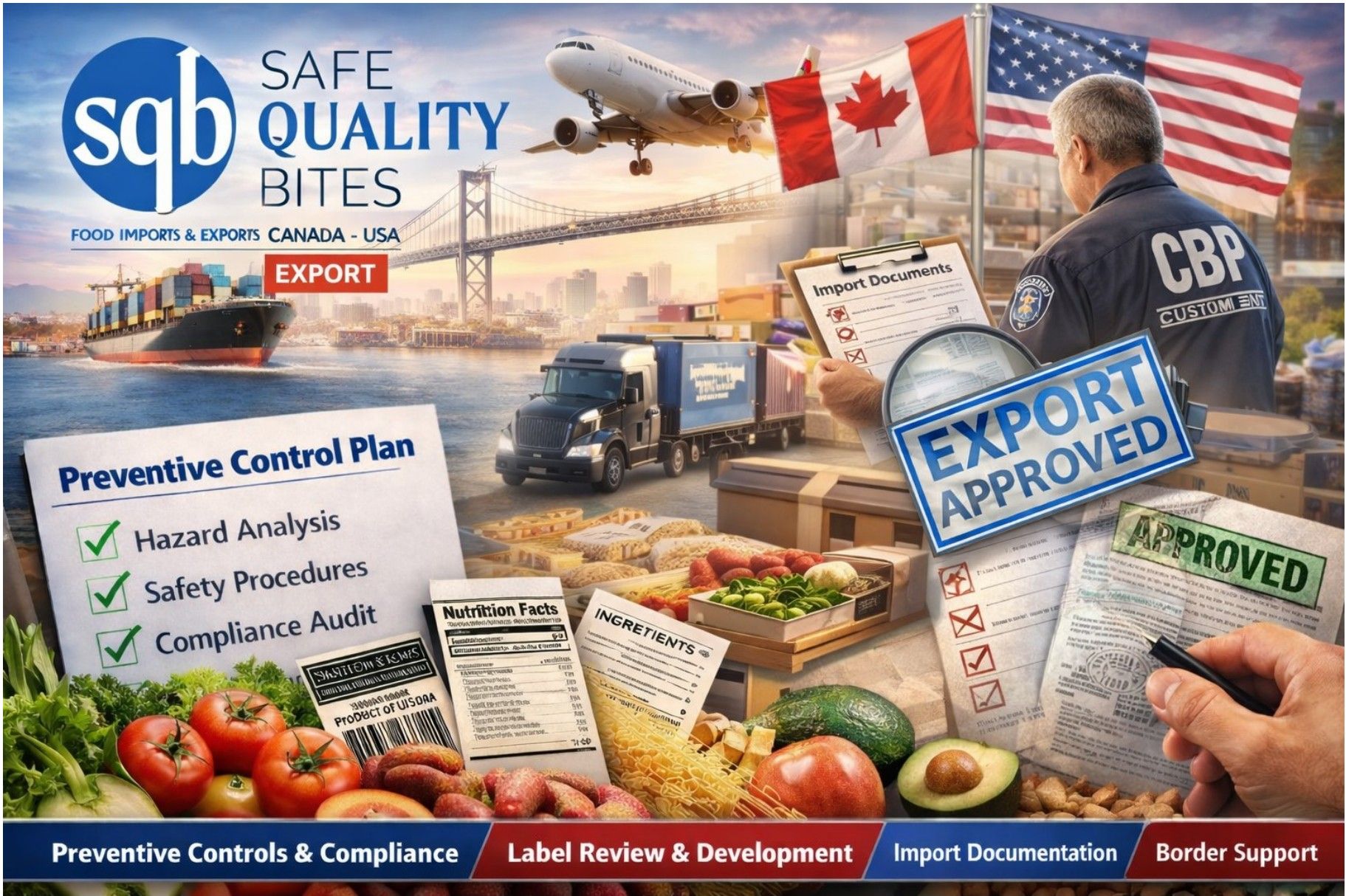 Food Imports & Exports (Canada/USA)